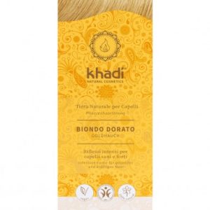 Vopsea de par -Henna Golden Blond – Khadi