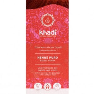 Vopsea Henna naturala (Rosu) –  Khadi