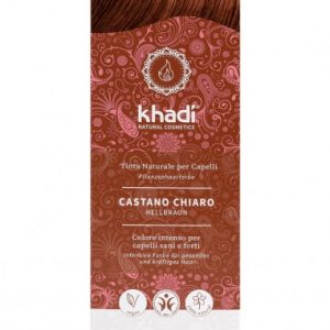 Vopsea de par naturala Henna – Saten Deschis Khadi