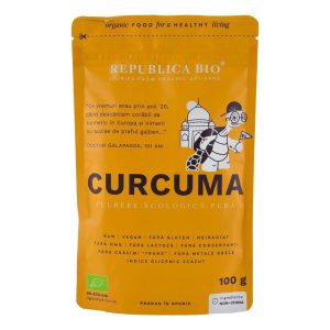 Curcuma (turmeric), pulbere ecologica pura -100 g