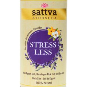 Sare de baie anti-stres cu sare Himalaya Stress Less, 300gr – Sattva Ayurveda